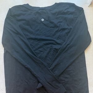 lululemon athletica women’s relaxed fit swiftly black size 8